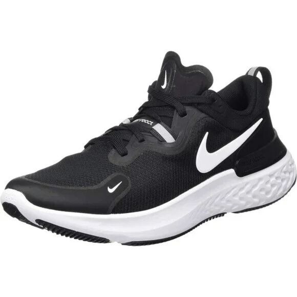 Nike React Miler Mens Running Shoe Black White Size 7.5 - Picture 1 of 15